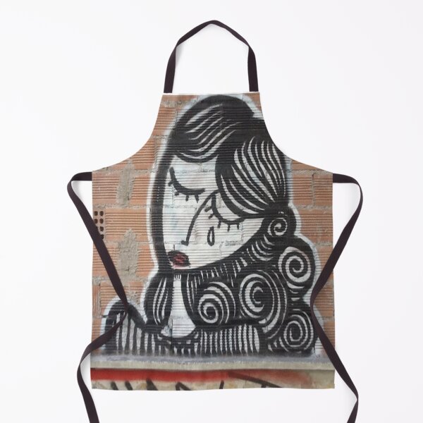 Item preview, Graffiti Street art Woman shedding a tear sticker,laptop sticker, designed and sold by MyStreetArts.