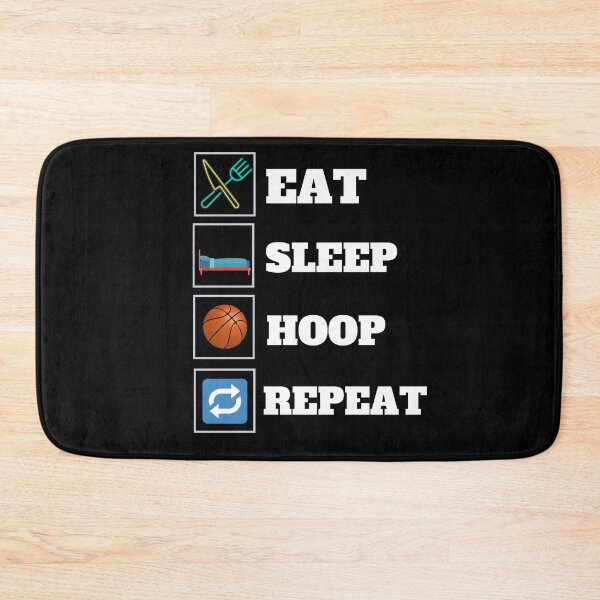 Item preview, Eat Sleep Hoop Repeat designed and sold by Quadghouls.