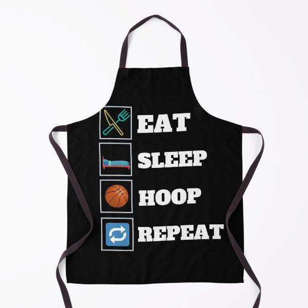 Item preview, Eat Sleep Hoop Repeat designed and sold by Quadghouls.