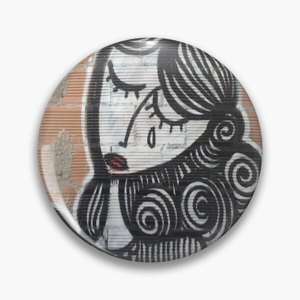 Item preview, Graffiti Street art Woman shedding a tear sticker,laptop sticker, designed and sold by MyStreetArts.