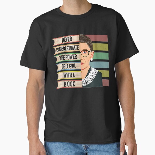 Item preview, Feminist Ruth Bader Ginsburg Rbg Quote Girl With Book Women designed and sold by BewanDoremo.