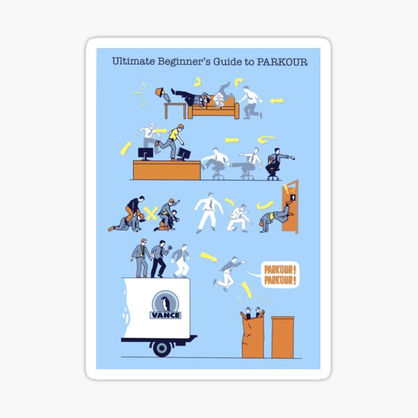 Item preview, The Office: Ultimate Beginner's Guide to Parkour designed and sold by Spoiler Alert Merch Store.