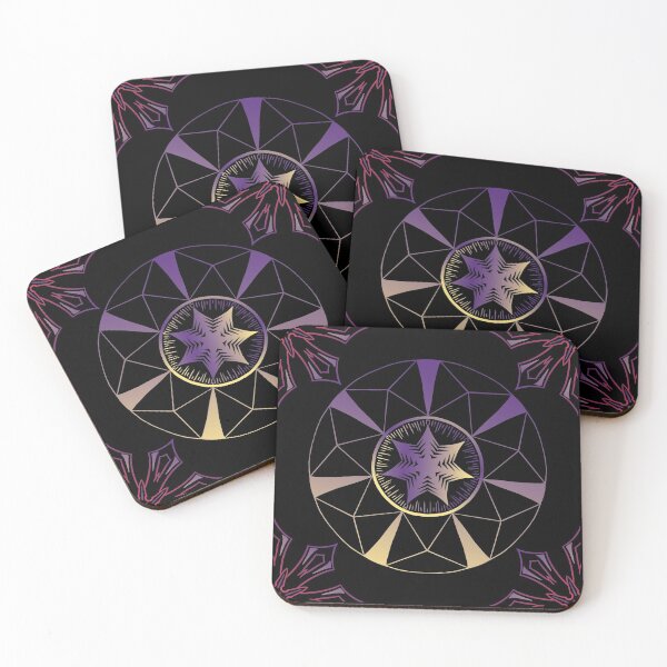 Item preview, Circular Crystal Mandala purple and yellow designed and sold by SirCrim.