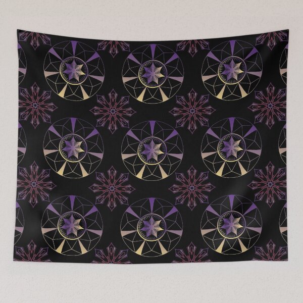 Item preview, Circular Crystal Mandala purple and yellow designed and sold by SirCrim.