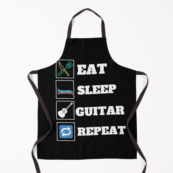 Item preview, Eat Sleep Guitar Repeat designed and sold by Quadghouls.