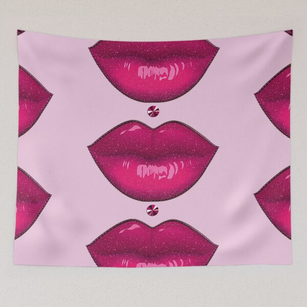 Item preview, Lipstick Lipgloss Makeup Piercing - pink pout designed and sold by GlamourChick.