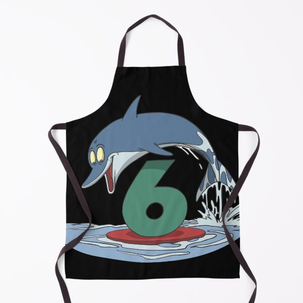 Item preview, Dolphin children's 6th birthday designed and sold by Monkey Ful.