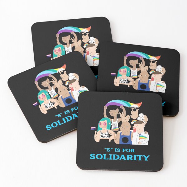 Item preview, S is for SOLIDARITY designed and sold by FreeUniqueEqaul.