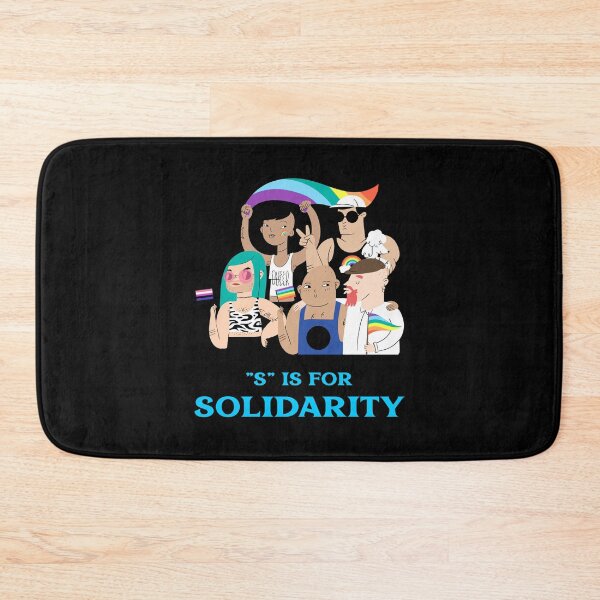 Item preview, S is for SOLIDARITY designed and sold by FreeUniqueEqaul.