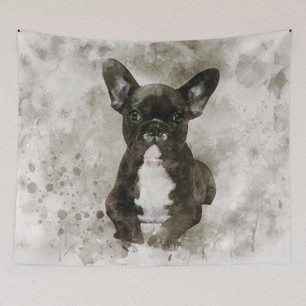 Item preview,  Pug dog watercolour digital portrait designed and sold by Gerald Waters.