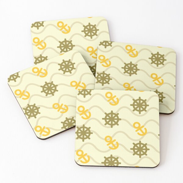 Item preview, yellow anchore pattren designed and sold by kojol art.