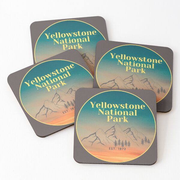 Item preview, Yellowstone National Park est. 1872 designed and sold by SunfullyYours.