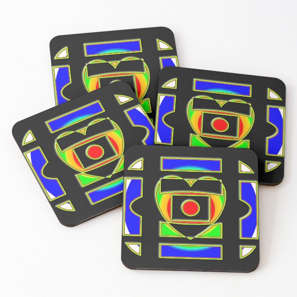 Item preview, GEOMETRIC FORMS UNIVERSAL LOVE MODERN ART designed and sold by Ralek.