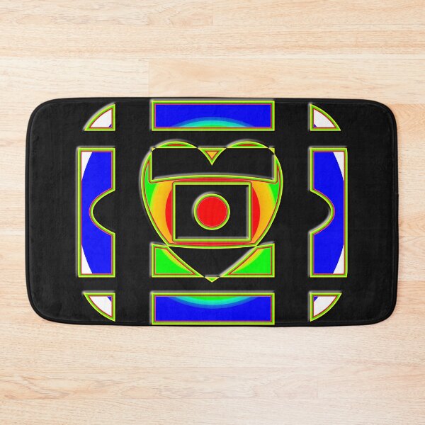 Item preview, GEOMETRIC FORMS UNIVERSAL LOVE MODERN ART designed and sold by Ralek.