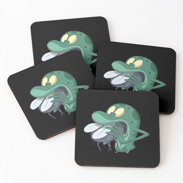 Item preview, Cute frog eats fly designed and sold by Monkey Ful.