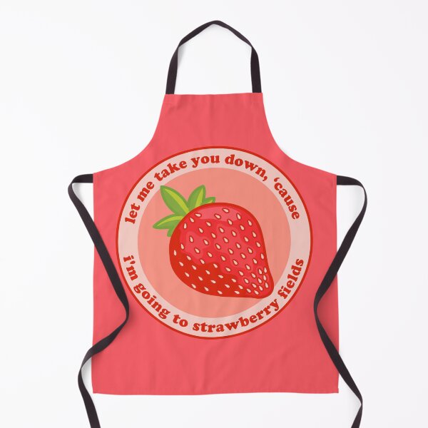 Item preview, strawberry fields forever badge designed and sold by prismatic paper co.
