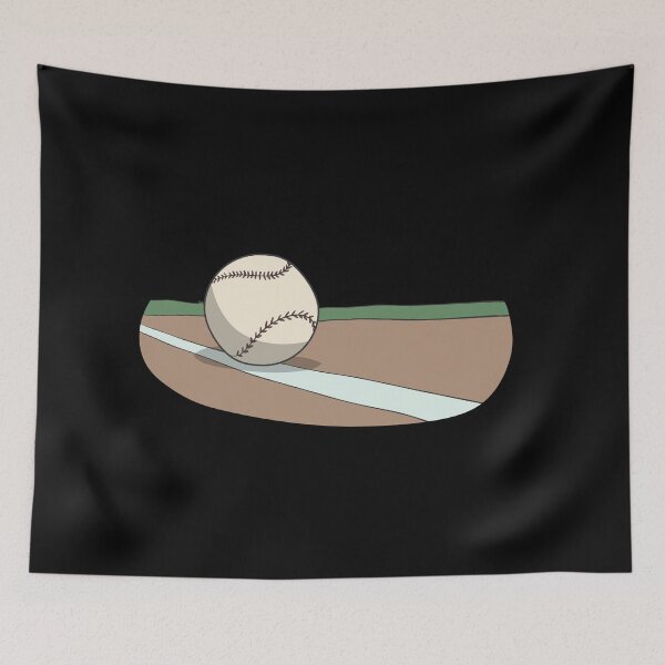 Item preview, Baseball ball on the infield designed and sold by Monkey Ful.