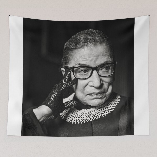Item preview, Ruth Bader Ginsburg RIP black and white rbg designed and sold by emcazalet.
