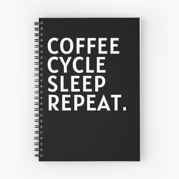 Item preview, Coffee Cycle Sleep Repeat designed and sold by FitFabFunny.