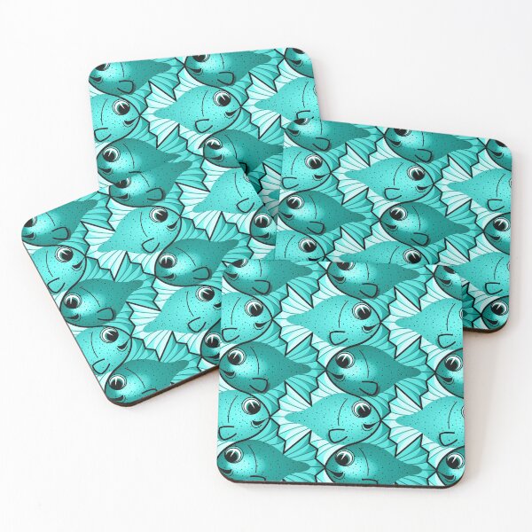 Item preview, Speckled Fishes - Teal designed and sold by DaveSavageArt.