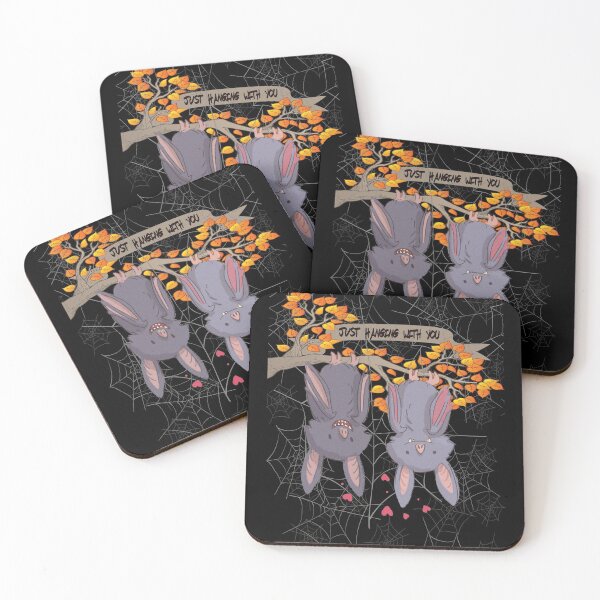 Item preview, Just Hanging With You Cute Bat Couple Halloween designed and sold by dreamofdenim.
