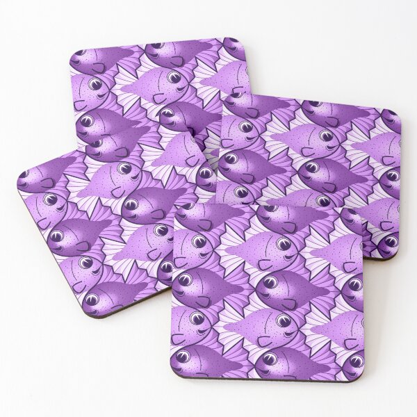 Item preview, Speckled Fishes - Violet designed and sold by DaveSavageArt.