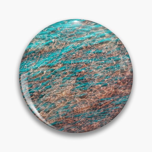 Item preview, Mesmeric Layers and Patterns - Undersea in Rich Teal Turquoise Burnt Sienna and Umber Hues designed and sold by Georgia Mizuleva.