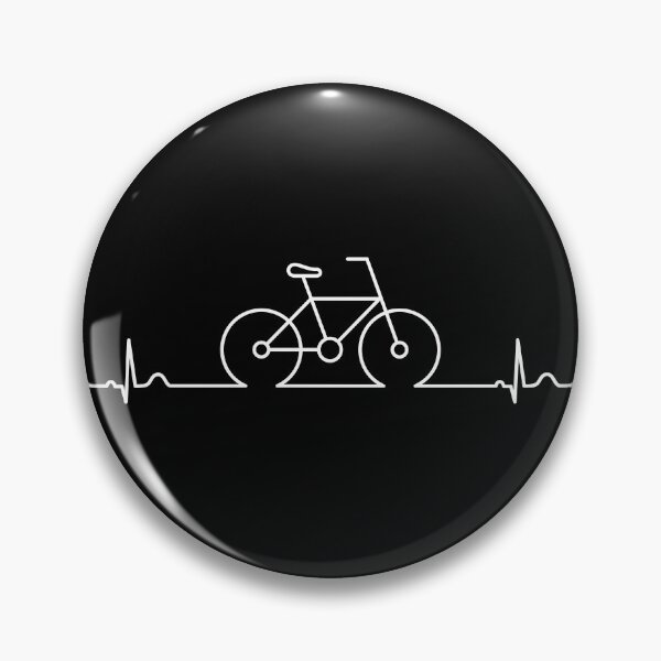 Item preview, Bicycle with heart beat line, ekg. designed and sold by TashaVector.