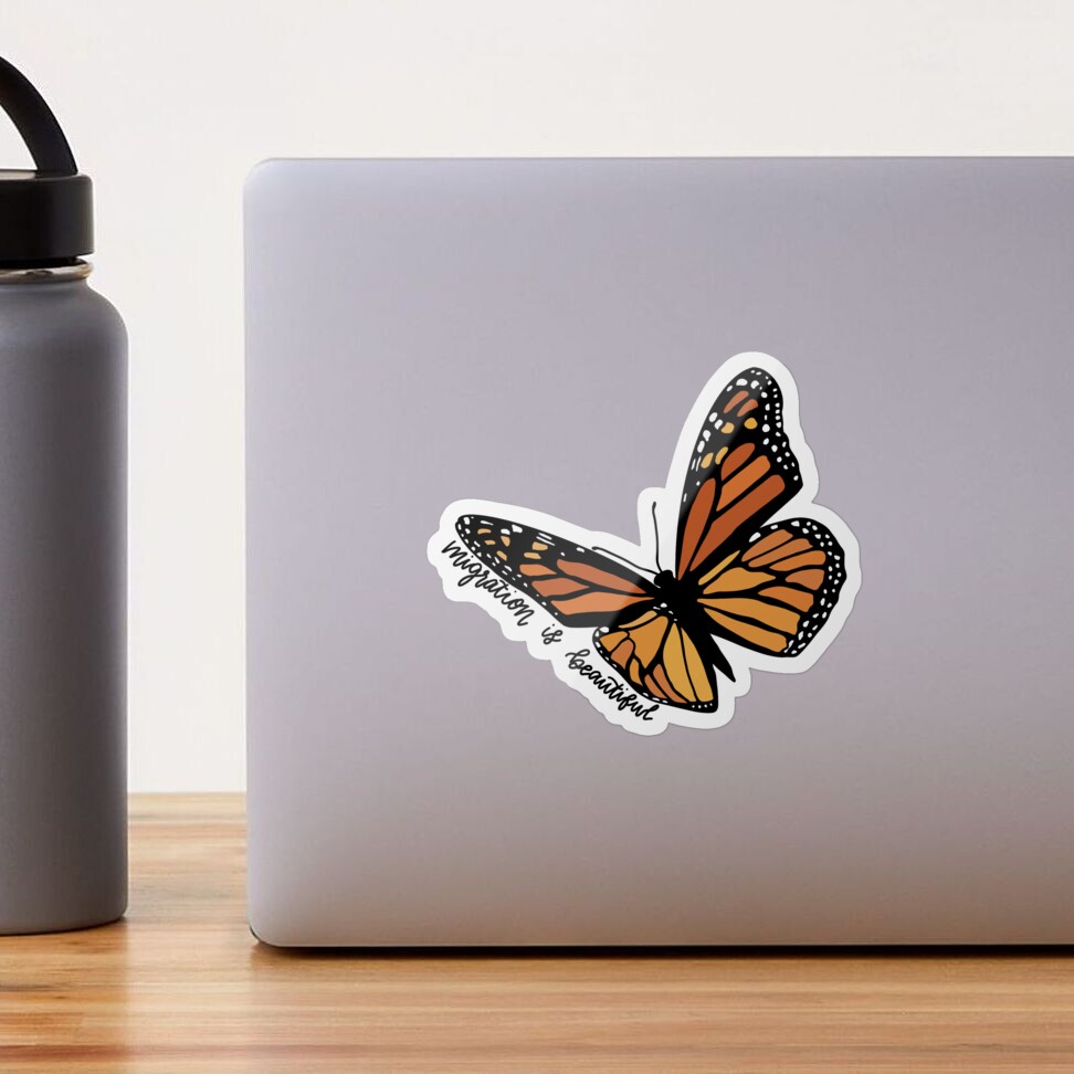 Monarch Butterfly Sticker – The Roving House