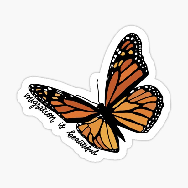 Item preview, Migration is Beautiful Monarch Butterfly designed and sold by Dee Fuzz Designs.