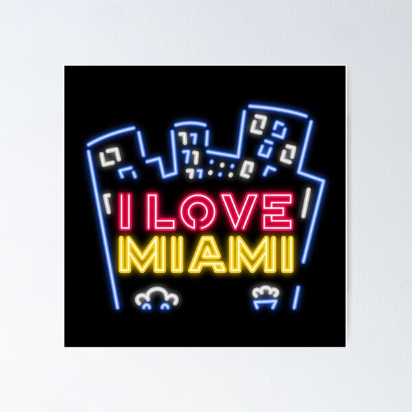 Item preview, I LOVE MIAMI! designed and sold by Right Passage.