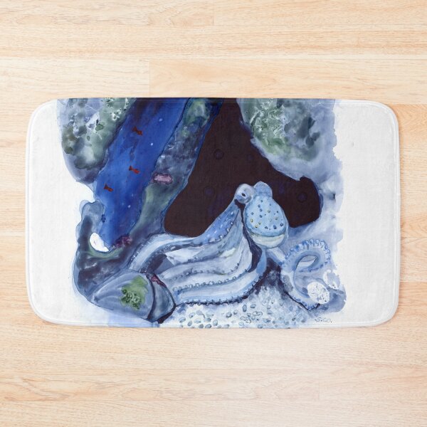 Item preview, Octopus Watercolor Illustration designed and sold by Sandra Connelly.
