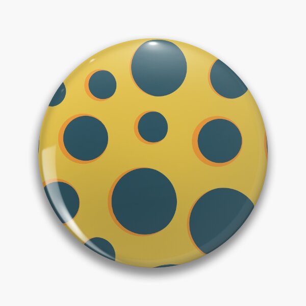 Item preview, polka dots cheese pattern designed and sold by rysunki-malunki.
