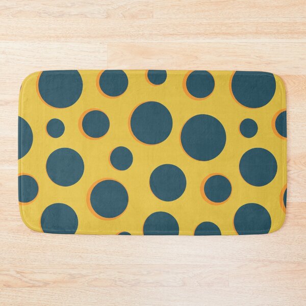 Item preview, polka dots cheese pattern designed and sold by rysunki-malunki.