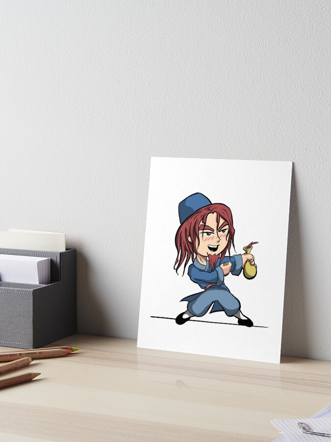 So The Drunken Master Martial Arts Chibi Art Board Print By Tnkconcepts Redbubble