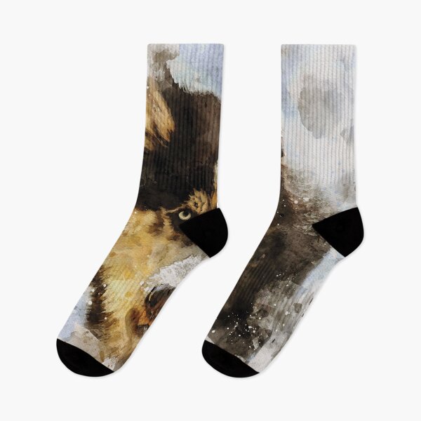 Item preview,  Siberian Husky dog watercolour digital portrait designed and sold by Gerald Waters.