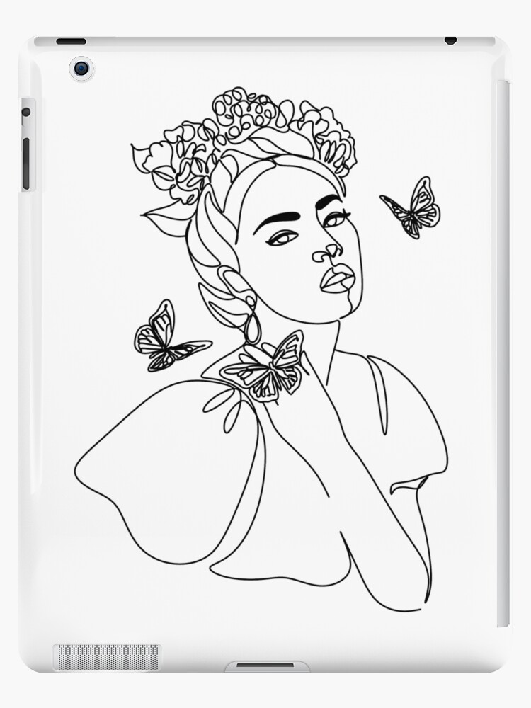 Illustration Frida Kahlo - Floral Beauty