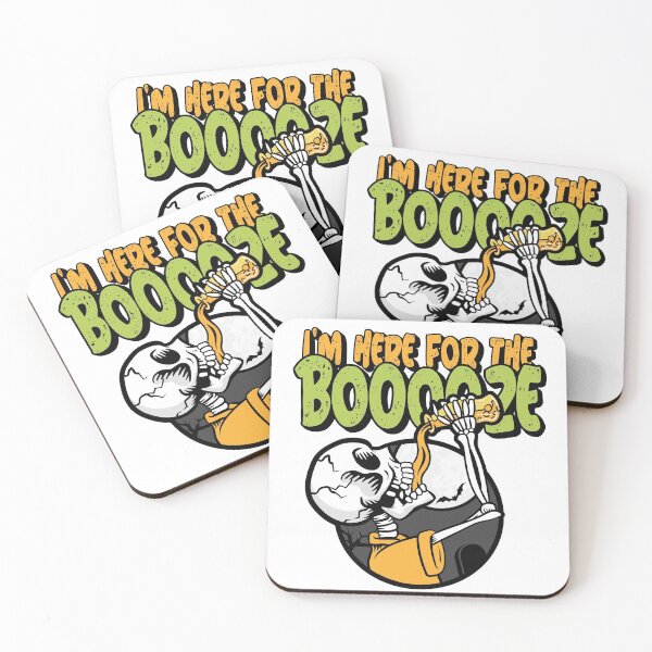 Item preview, I am here for the booze - Halloween 2020 Skeleton Design designed and sold by Giacob.