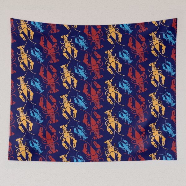 Item preview, New England Lobster Bake Colorful designed and sold by AntiqueImages.