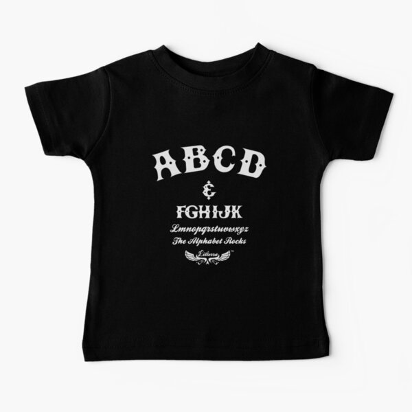 ABCD Alphabet Rocks! Baby T-Shirt