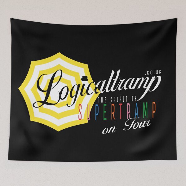 Item preview, Logicaltramp's logo "on tour" (white) designed and sold by logicaltramp.