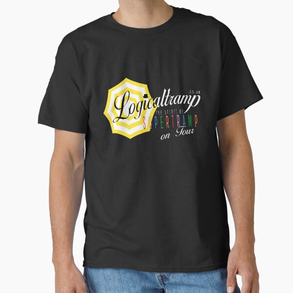 Logicaltramp's logo "on tour" (white) Classic T-Shirt