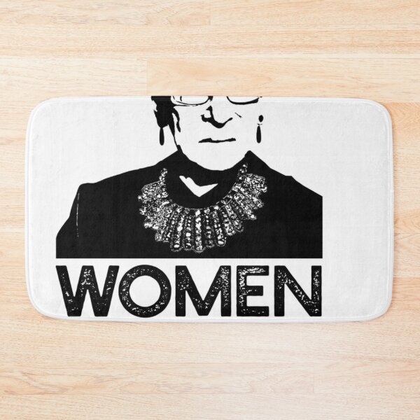 Item preview, Ruth Bader Ginsburg RIP black and white rbg with quote- women belong in places decisions are being made designed and sold by emcazalet.