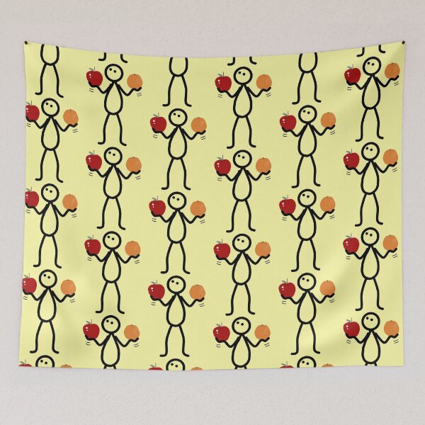 Item preview, Stickman / Apples And Oranges designed and sold by LotusCreations.