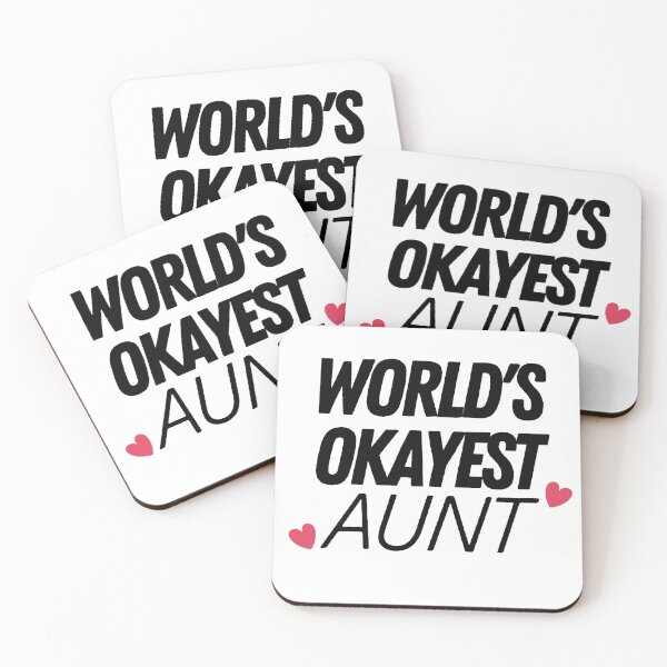 Item preview, World's Okayest Aunt designed and sold by The Little Wood Cottage.