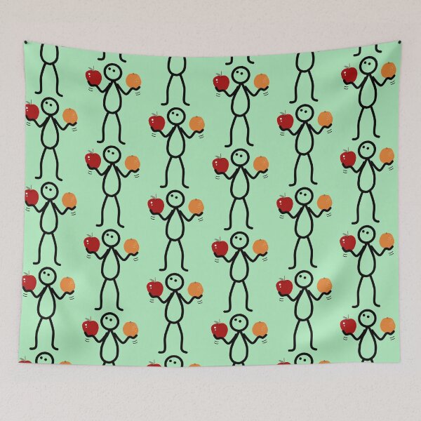 Item preview, Stickman / Apples And Oranges designed and sold by LotusCreations.