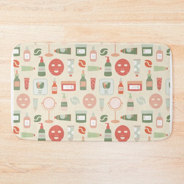 Item preview, Skincare Products and Tools Pattern designed and sold by Aysel's Designs.