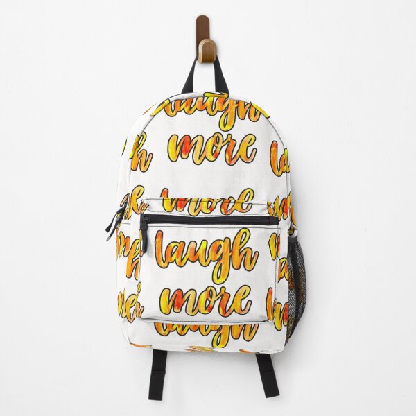 Item preview, Laugh More Yellow and Orange designed and sold by Morinically.