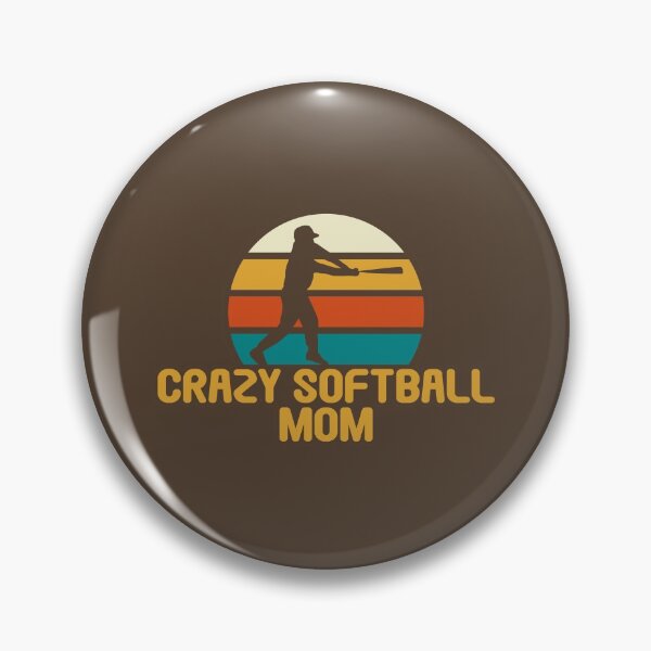 Item preview, Crazy softball mom designed and sold by Statim.
