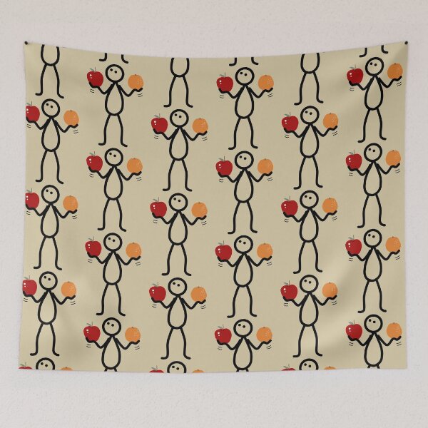 Item preview, Stickman / Apples And Oranges designed and sold by LotusCreations.
